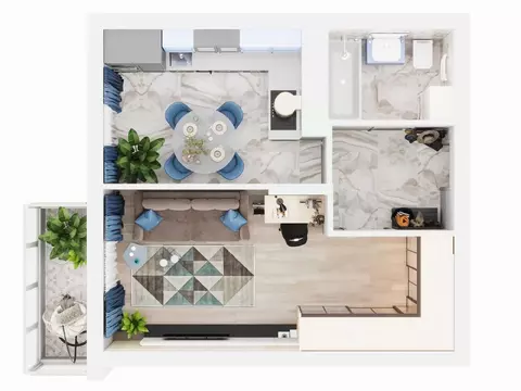 1-к кв. Липецкая область, Липецк Минская ул., 6Б (39.5 м)