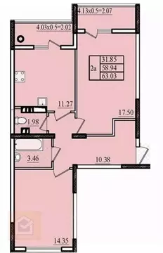 2-к кв. Крым, Евпатория ул. Чапаева, 28Г (63.03 м)
