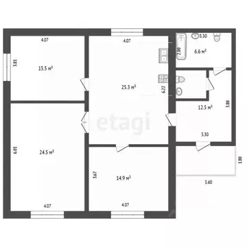 Дом в Тюменская область, с. Нижняя Тавда ул. Битюкова (99 м)