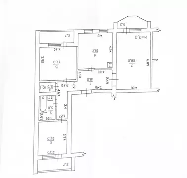 3-комнатная квартира: Тольятти, Приморский бульвар, 15 (110 м)