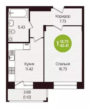 1-к кв. Чувашия, Новочебоксарск ул. Воинов-интернационалистов, поз24 ...