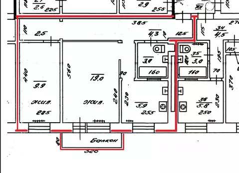 2-к кв. Калининградская область, Калининград ул. Черняховского, 70 ...