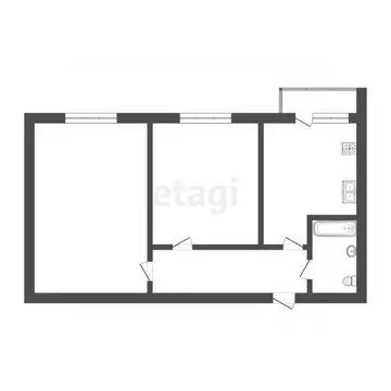 2-к кв. Мордовия, Саранск Мордовская ул., 35К195 (60.0 м)