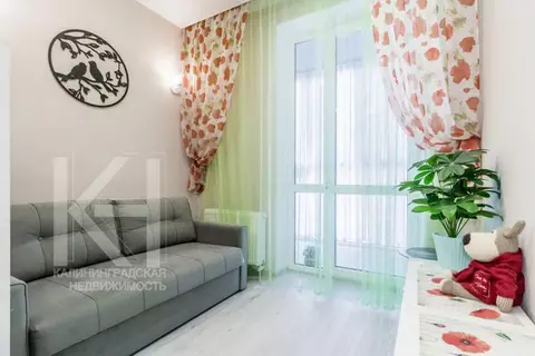 1-к кв. Калининградская область, Калининград Батальная ул., 104 (39.5 ...