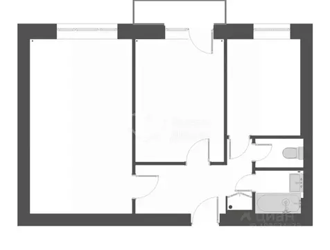 2-к кв. Волгоградская область, Волгоград ул. Дзержинского, 10 (49.2 м)