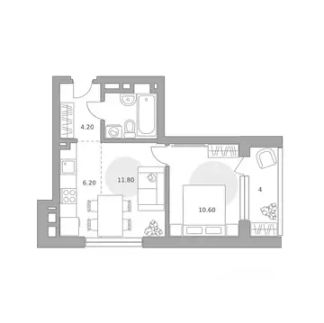 2-к кв. Башкортостан, Уфа Зеленая Роща жилрайон, Лесная Симфония жилой ...
