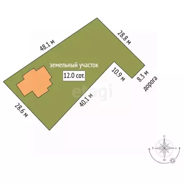 Дом в Ленинградская область, Всеволожский район, Агалатовское с/пос, ...