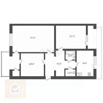 3-к кв. Севастополь ул. Хрусталева, 73 (72.0 м)