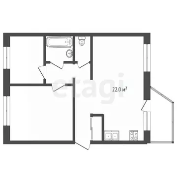 3-к кв. Ямало-Ненецкий АО, Ноябрьск Магистральная ул., 93 (70.0 м)