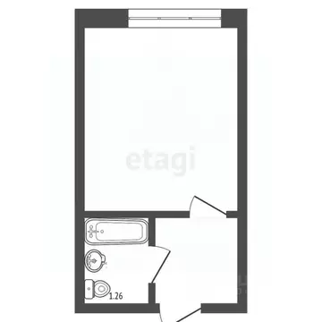 Студия Кемеровская область, Юрга просп. Победы, 41 (16.5 м)