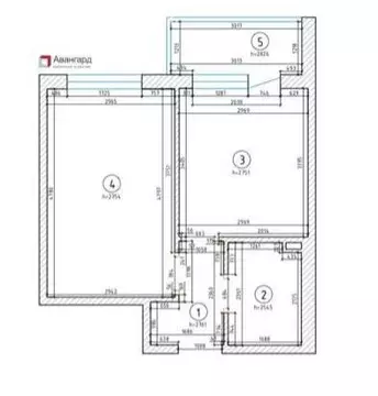 1-комнатная квартира: Санкт-Петербург, улица Владимира Пчелинцева, 4 ...