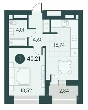 1-к кв. Курганская область, Курган Малиновые высоты жилой комплекс ...
