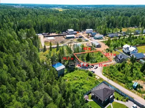 Участок в Ленинградская область, Всеволожский район, Агалатовское ...