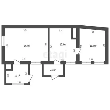 Дом в Феодосия, улица Десантников, 27 (43.1 м)