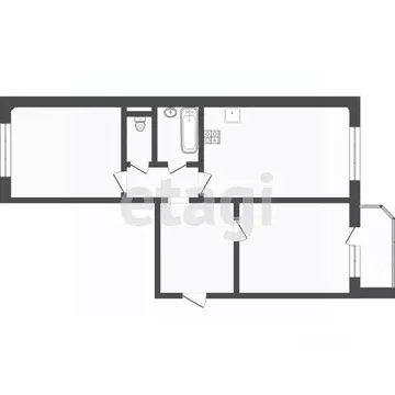 2-к кв. Тюменская область, Тюмень Широтная ул., 170к2 (65.9 м)