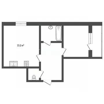 2-к кв. Ярославская область, Ярославль ул. Спасская, 2 (58.5 м)