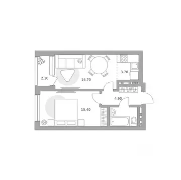 2-к кв. Башкортостан, Уфа Зеленая Роща жилрайон, Лесная Симфония жилой ...