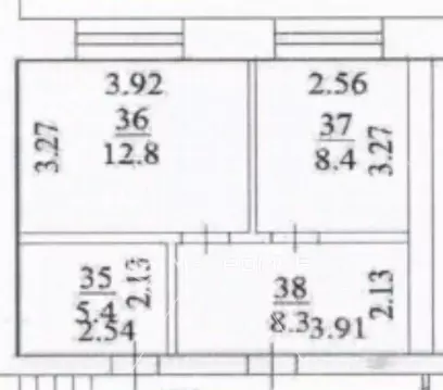 1-к кв. Архангельская область, Архангельск ул. Урицкого, 70 (35.0 м)