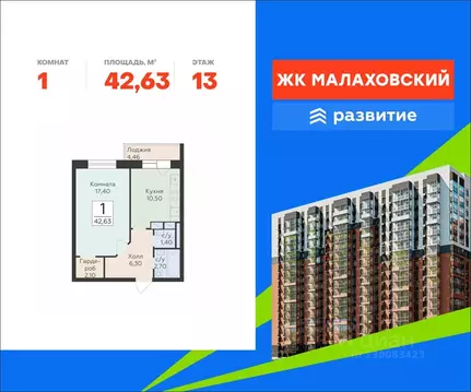 1-к кв. Московская область, Раменский муниципальный округ, Родники пгт ...