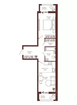 2-к кв. Пермский край, Пермь Данилиха мкр, Три Девятых жилой комплекс ...