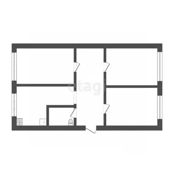 3-к кв. Костромская область, Кострома ул. Островского, 2 (72.7 м)