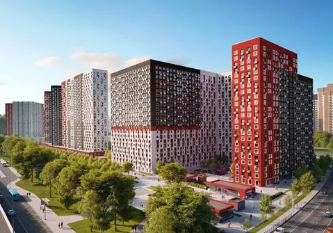1-к кв. Москва Городские Истории жилой комплекс, к1 (36.5 м)