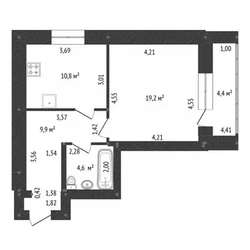 1-к кв. Башкортостан, Уфа Колгуевский мкр, ул. Габдуллы Амантая, 8/1 ...