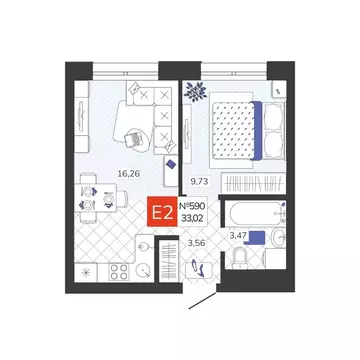 1-к кв. Тульская область, Тула Мясново мкр, Желания жилой комплекс ...