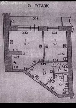 1-комнатная квартира: Барнаул, улица Малахова, 177А (36.5 м)