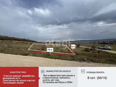 Участок в Крым, Симферопольский район, Добровское с/пос, с. Пионерское ...