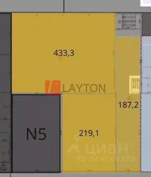Помещение свободного назначения в Москва 6-я Радиальная ул., 17 (187 ...