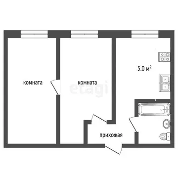 2-комнатная квартира: Ярославль, жилой район Липовая Гора, ...