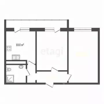 2-к кв. Адыгея, Тахтамукайский район, Старобжегокайское с/пос, Новая ...