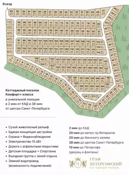 Участок в Ленинградская область, Ломоносовский район, д. Низино ул. ...