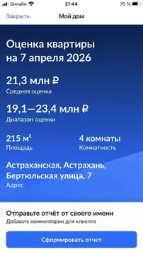 5-к кв. Астраханская область, Астрахань Бертюльская ул., 7 (228.0 м)