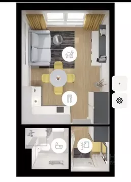 Студия Москва Большая Академическая 85 жилой комплекс, к3.5 (20.1 м)