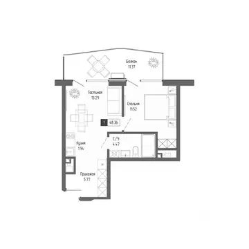 2-к кв. Крым, Алушта Профессорский Уголок мкр, Крымская Резиденция ...