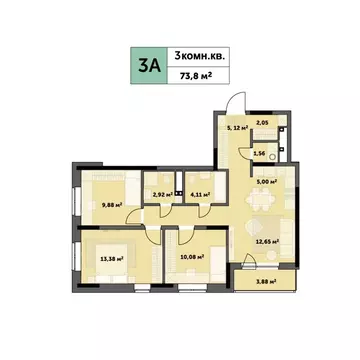 3-к кв. Удмуртия, Ижевск Ипподромный жилрайон, Седьмое Небо жилой ...