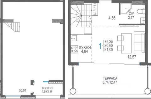 1-к кв. Крым, Сакский район, Лесновское с/пос, с. Прибрежное Розовое ...