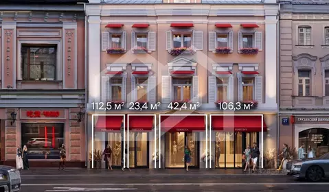 Помещение свободного назначения в Москва Большой Сухаревский пер., ...