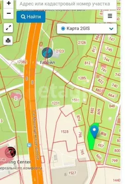 Участок в Новосибирская область, Новосибирск Аэрофлот-1 СНТ, 62 (7.1 ...