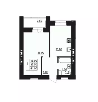 1-к кв. Волгоградская область, Волгоград Варшавская ул., 10 (41.0 м)