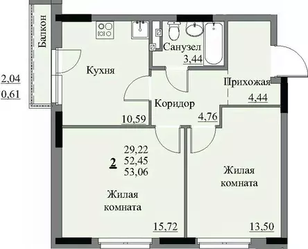 2-к кв. Удмуртия, Ижевск Автопроизводство жилрайон, 3-й мкр, Арден на ...