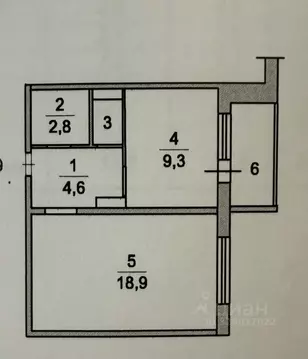 1-к кв. Московская область, Котельники проезд 3-й Покровский, 2 (39.0 ...