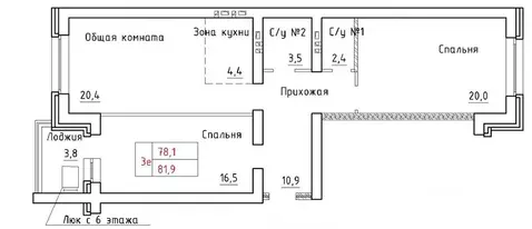 3-к кв. Новосибирская область, Новосибирский район, Мичуринский ...