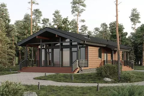 Дом в Ленинградская область, Приозерский район, Ромашкинское с/пос, ...