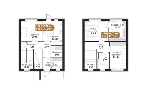 Таунхаус в Ленинградская область, Всеволожск ш. Южное (91 м)
