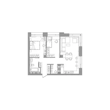 2-к кв. Приморский край, Владивосток ул. Маковского, 55к4 (71.3 м)