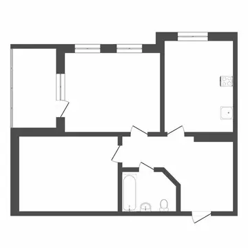 2-комнатная квартира: Тюмень, улица Газовиков, 35 (56.1 м)