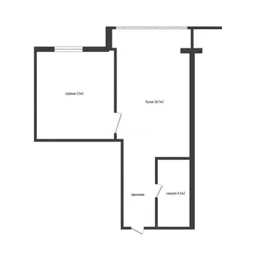 1-комнатная квартира: Краснодар, Ангарская улица, 1/5 (39.8 м)